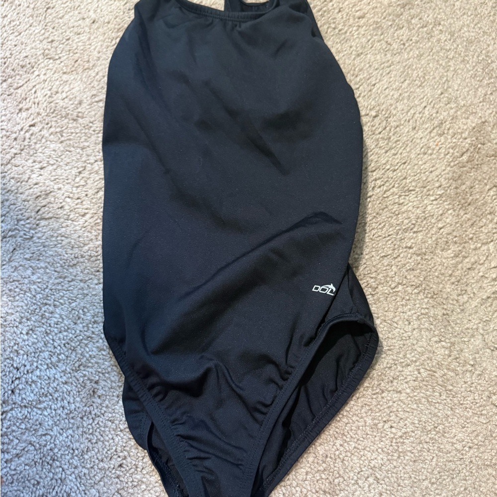 Dolfin Black One-Piece Swimsuit
